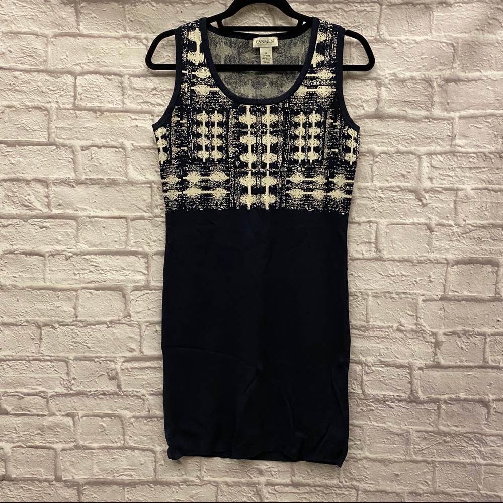 Carmen Marc Valvo  Fitted Dress